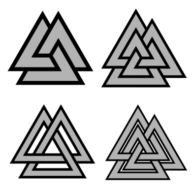 Valknut_variations.svg